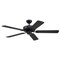 Westinghouse Ceiling Fan Indoor 52In Contractor Choice, Black, Matte Black Blades 7303800 - alternate 1